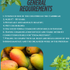 General Requirements for Online Seminars on Food Commodity Processing Training based on Mango and Banana Products